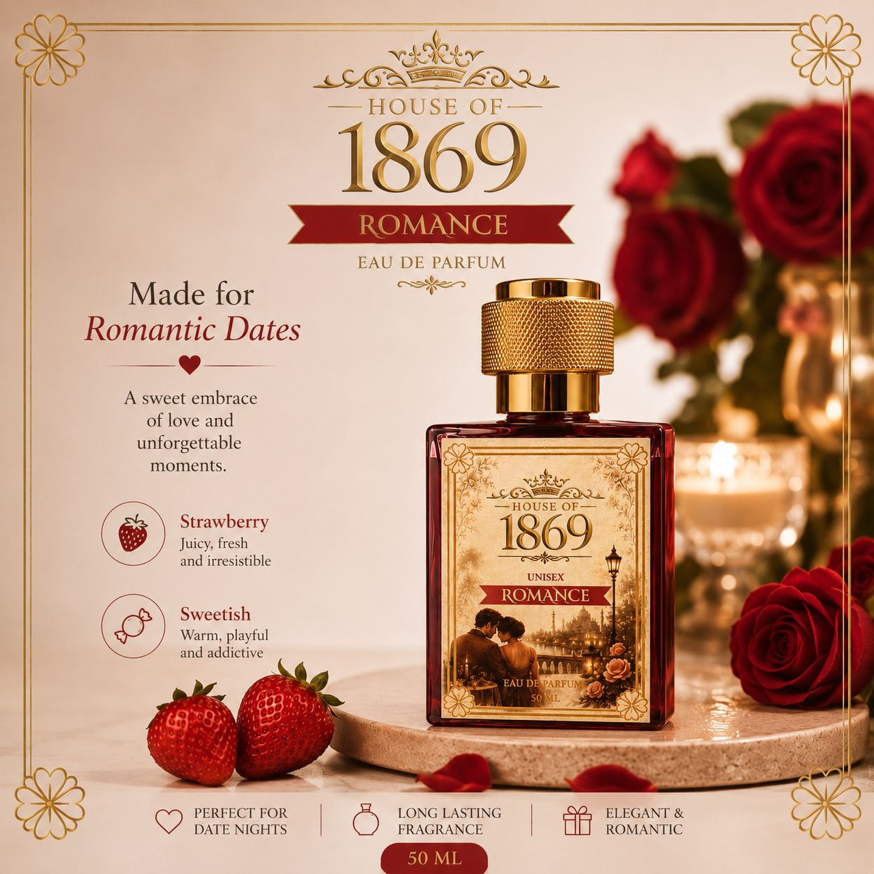 Romance Unisex Perfume - 50ml